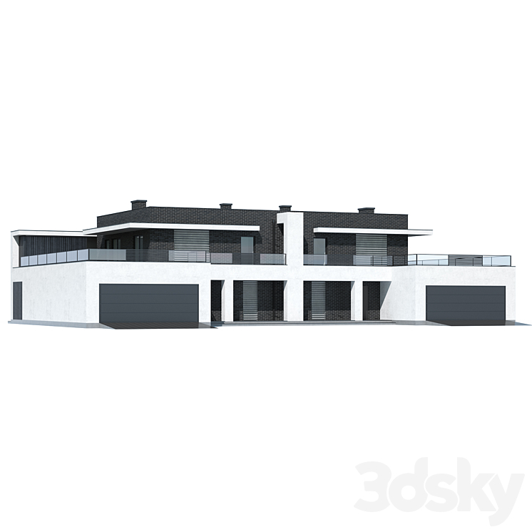 ABS House V268 3DS Max - thumbnail 2