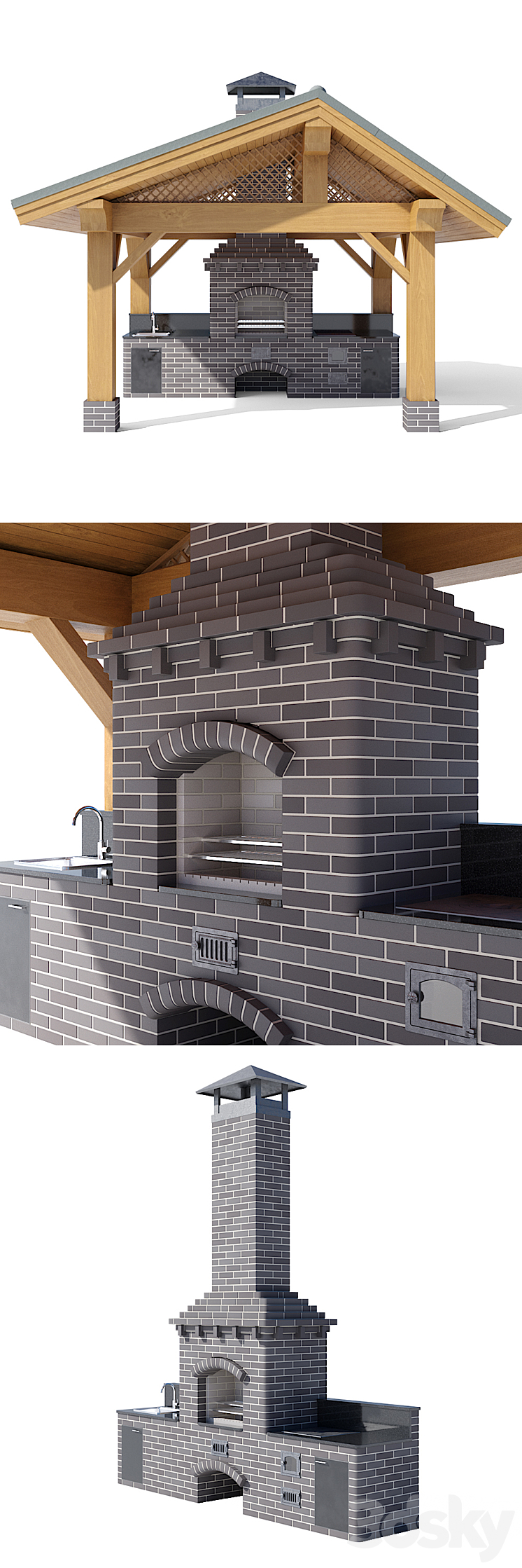 Barbecue 4 3D Model