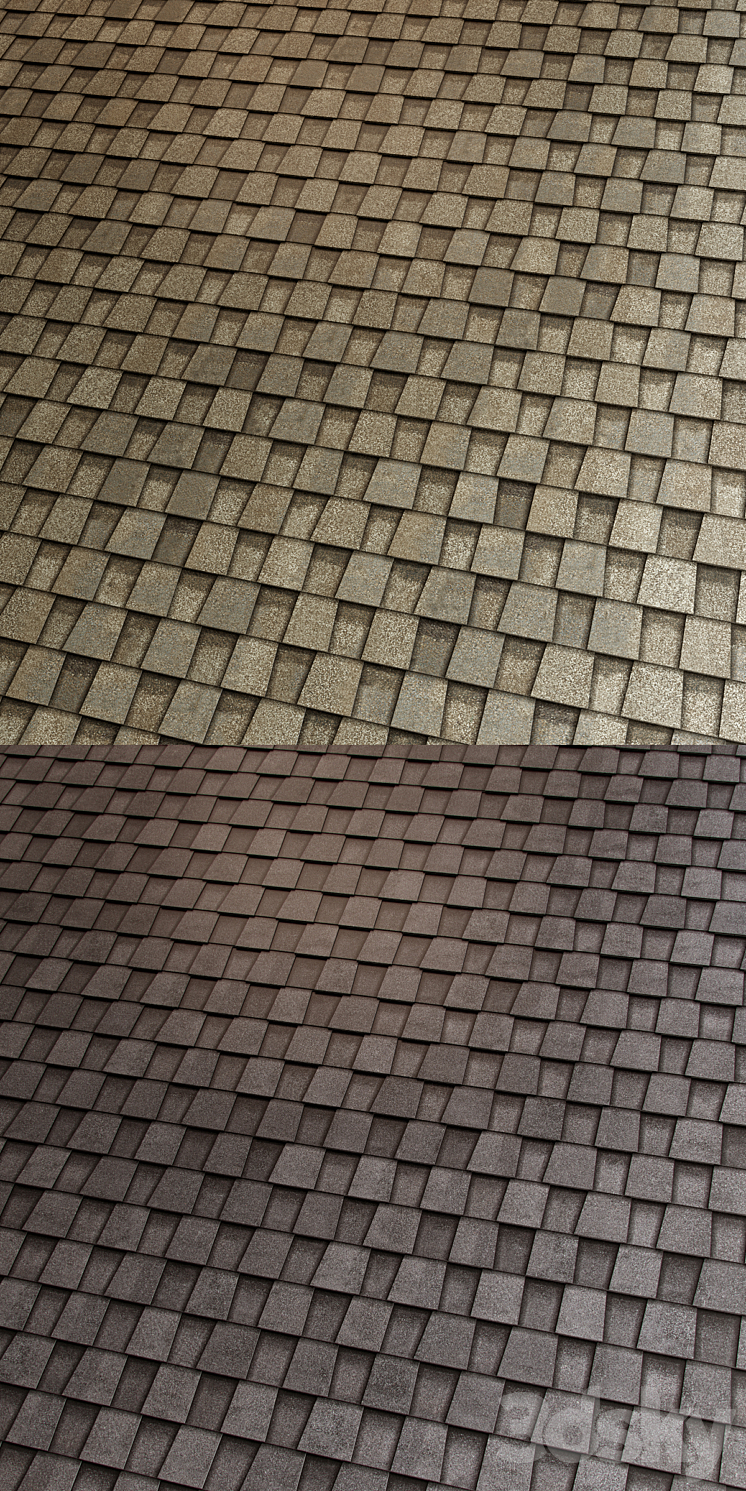 Shingles SHINGLAS (Country 02) TECHNONICOL 3D Model