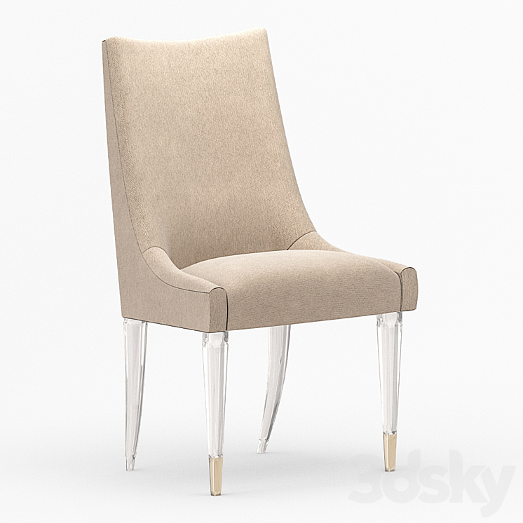 Dining chair I'm Floating! Caracole 3DS Max - thumbnail 1