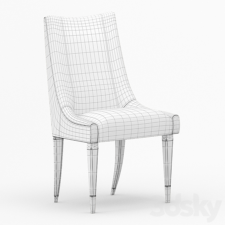 Dining chair I'm Floating! Caracole 3DS Max - thumbnail 2