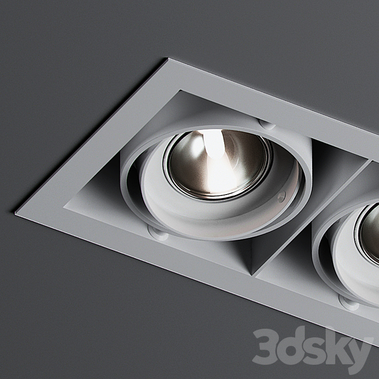 Ceiling lamp MINIGRID IN 2 50 Delta Light 3DS Max - thumbnail 2