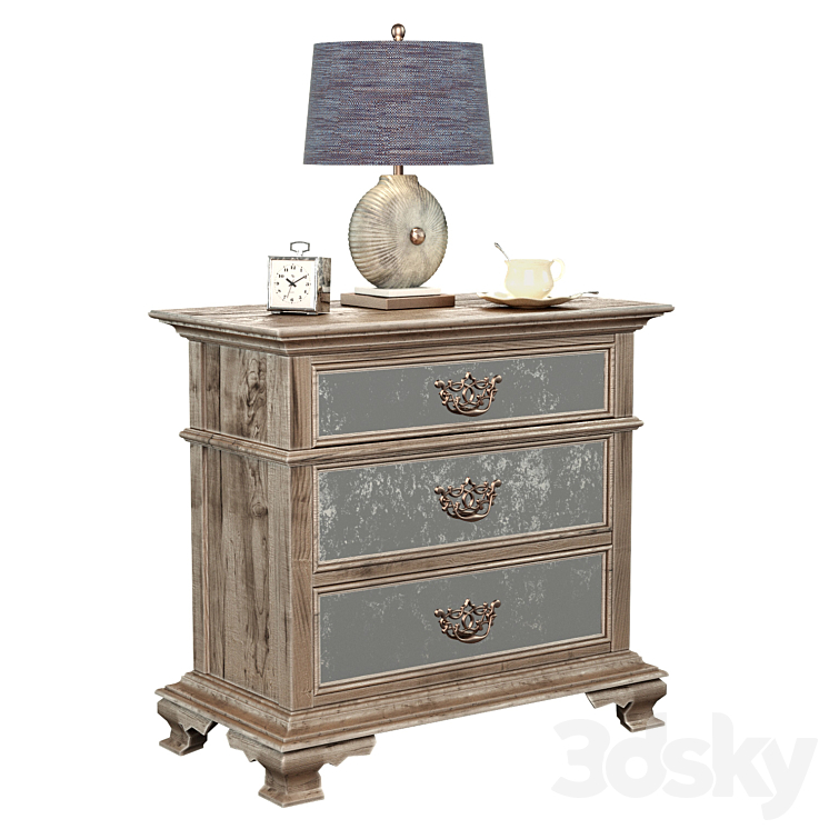 Bernhardt Bachelor's Chest 370229 Sideboard & Chest of drawer 3D model