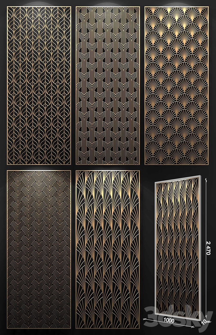 Decorative panel 3D Model