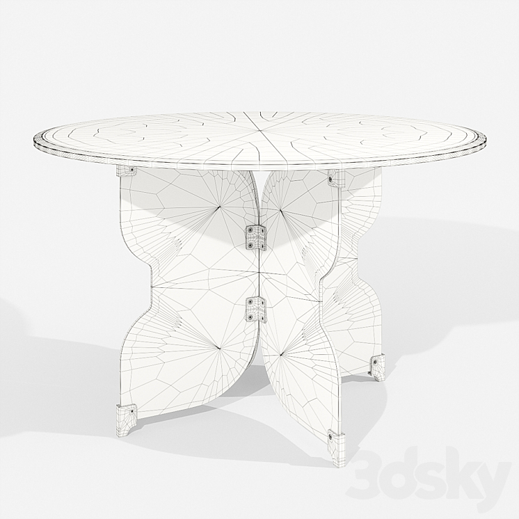 Table All A Flutter Caracole 3D Model