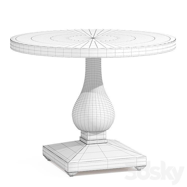 Table Mod-Urn Caracole 3D Model