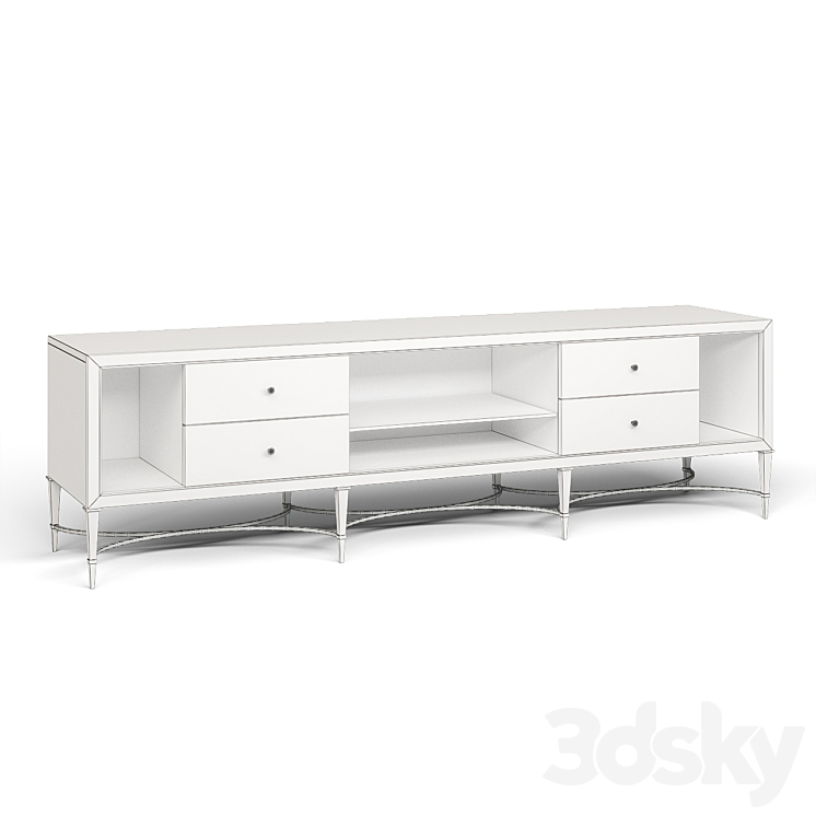 Cabinet for TV and for Mixed Media Caracole 3D Model