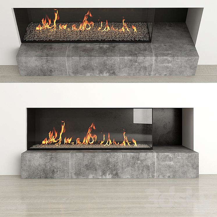 Fireplace_25 3DS Max - thumbnail 1