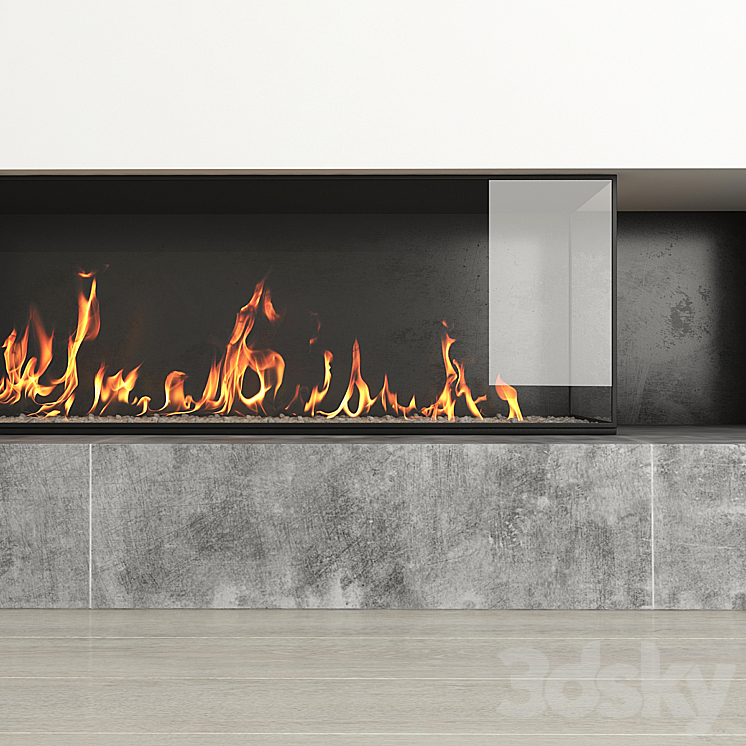 Fireplace_25 3DS Max - thumbnail 2
