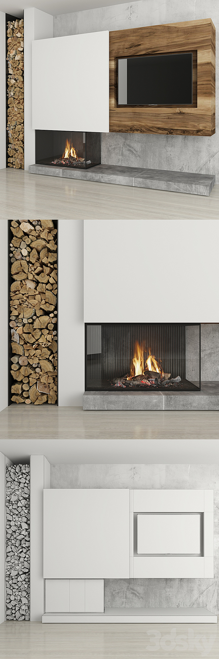 Fireplace 26 3D Model