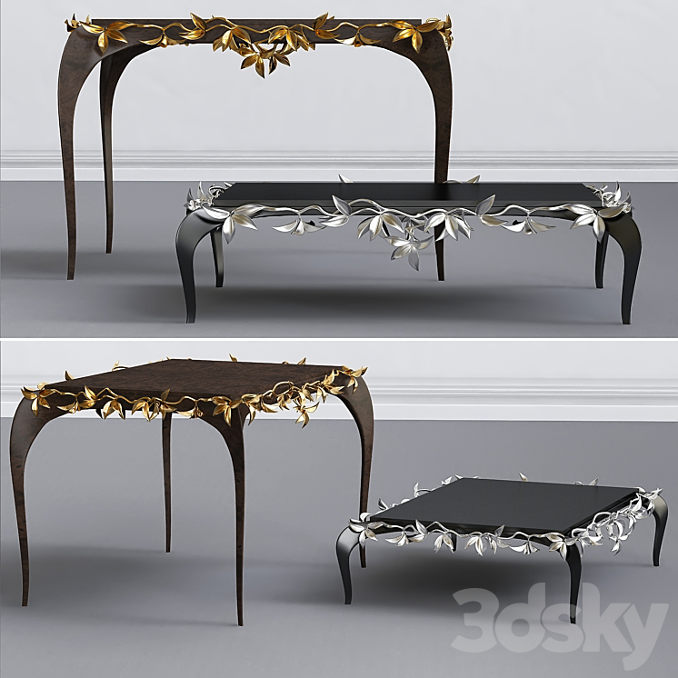 Christopher Guy Millefeuilles Console Table 3DS Max - thumbnail 1