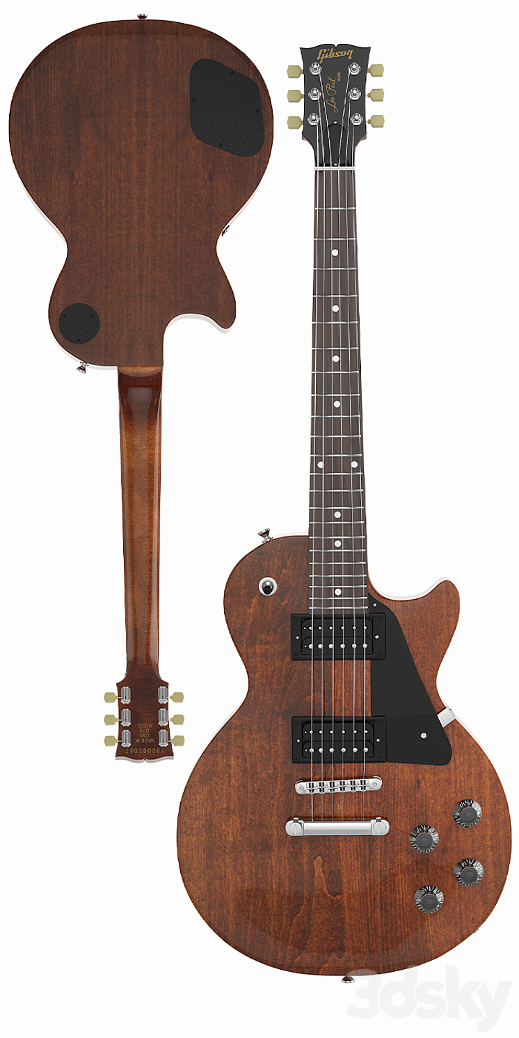 Gibson Les Paul Faded 2018 WB 3D Model