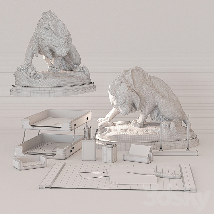 BESTAR LION office set 3D Model