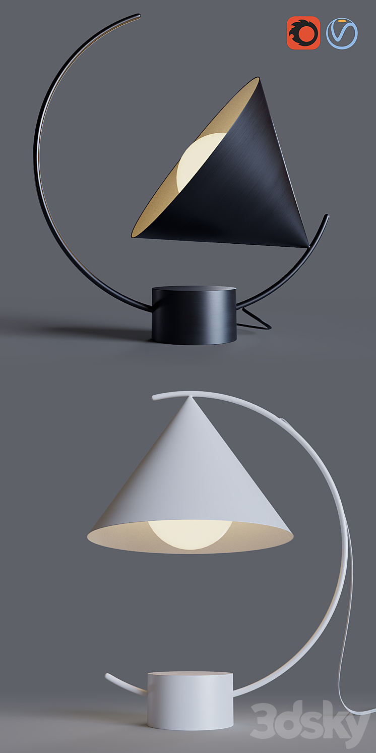 Meridian Lamp by Regular Company 3D Model