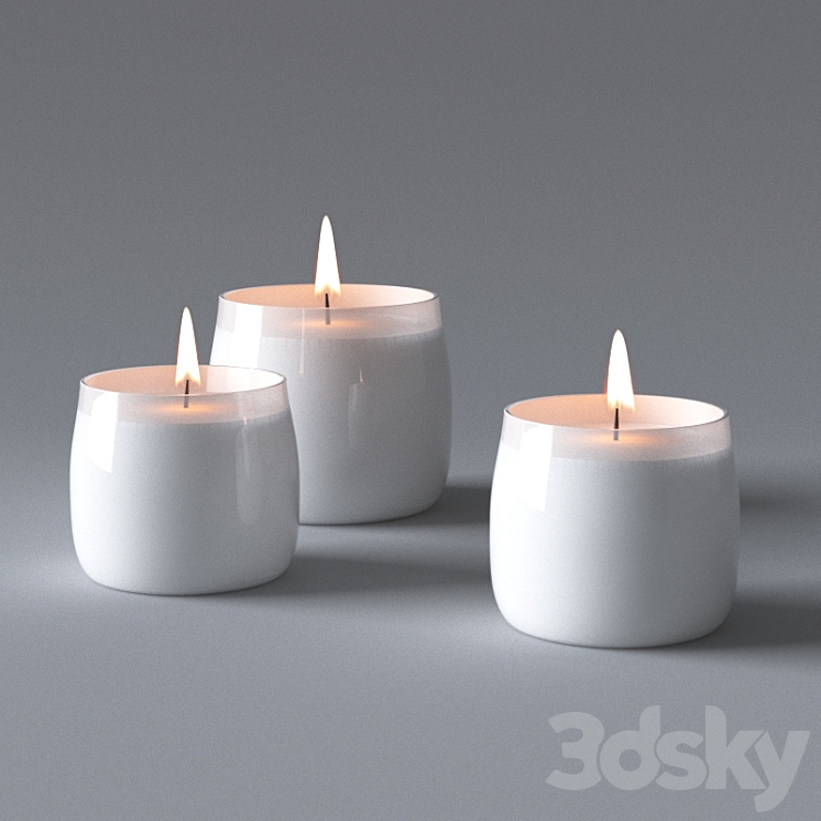Candles IKEA Friskhet Other decorative objects 3D model