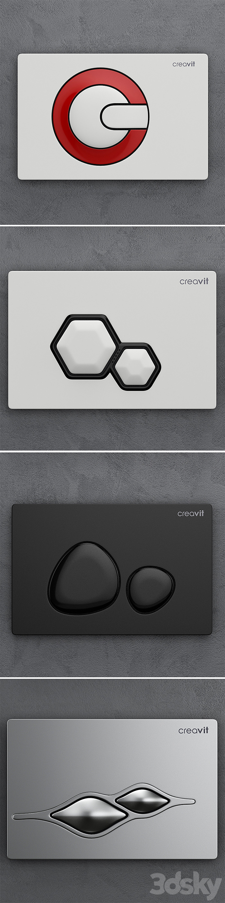 Set of buttons for installing Сreavit 1 3DS Max - thumbnail 2