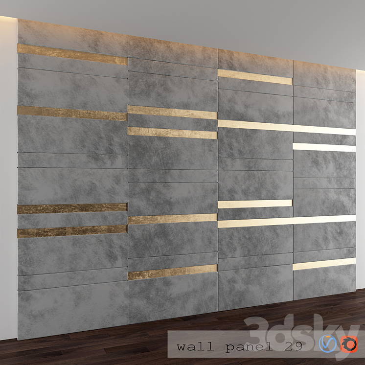 Panel 29 - 3D panel - 3D model