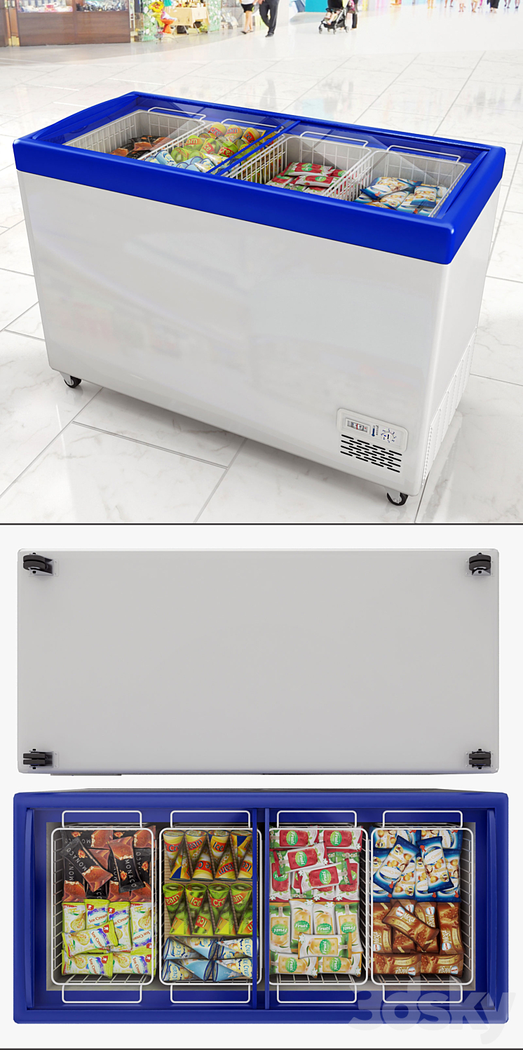 Freezer Polair Standard 3D Model
