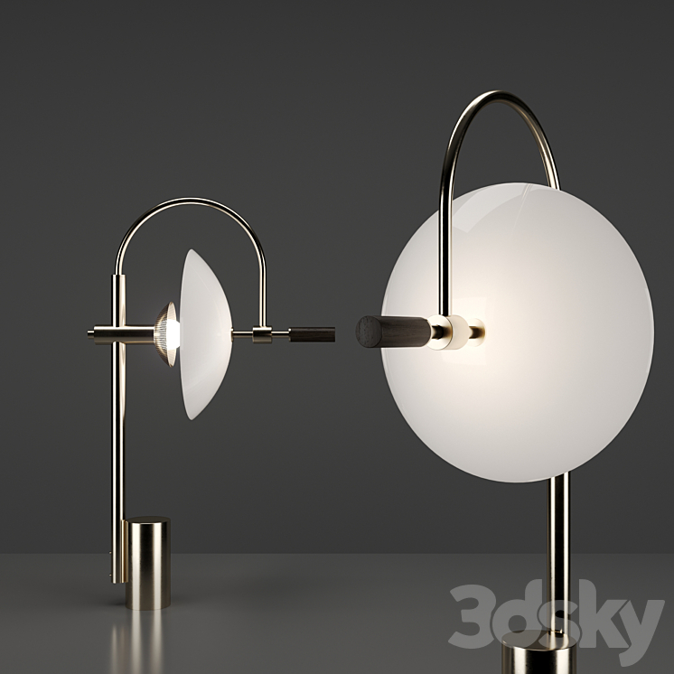 Aperture Table Lamp by Allied Maker 3DS Max - thumbnail 1