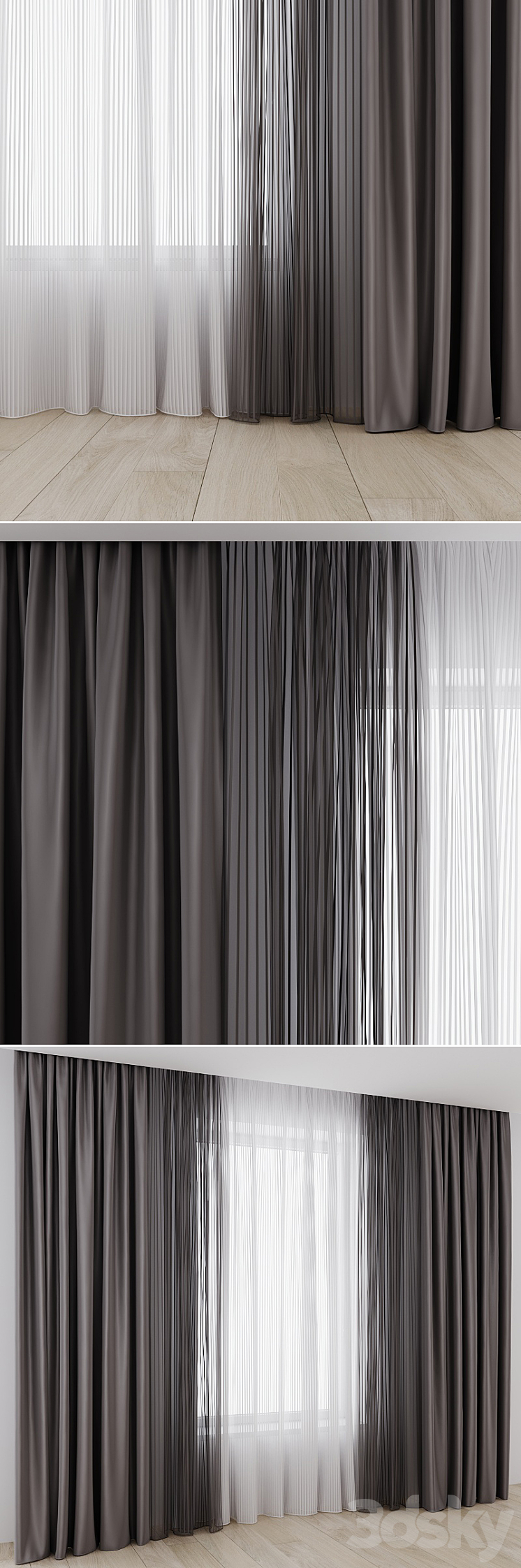 Curtains 05 3D Model