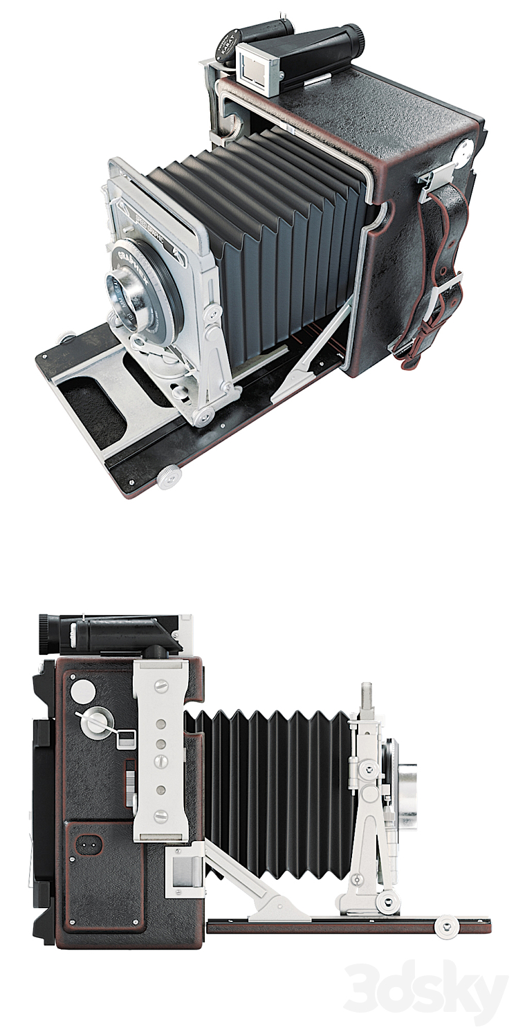 Graflex camera 3D Model