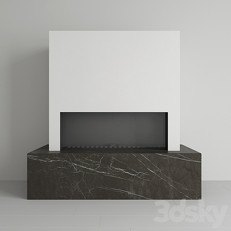 Kratki - Gas fireplace LEO 100 for natural gas