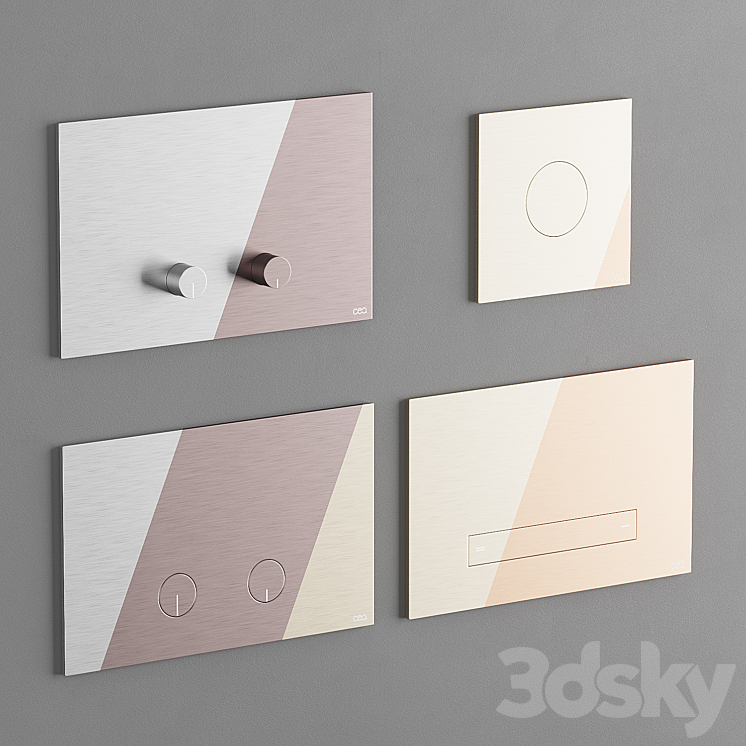 Cea Wc Plates 3D Model