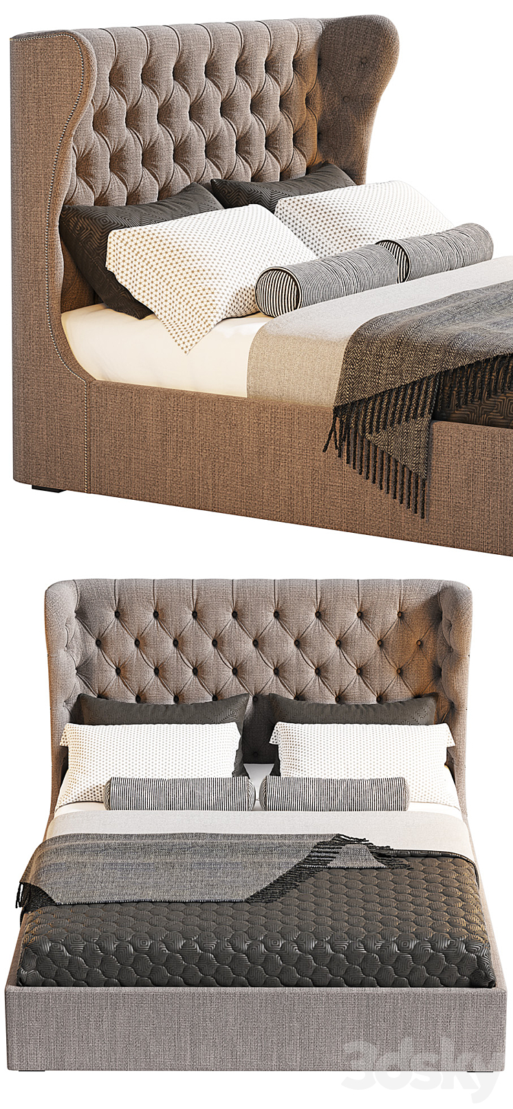 Bed Gilbert Lovsite 3D Model