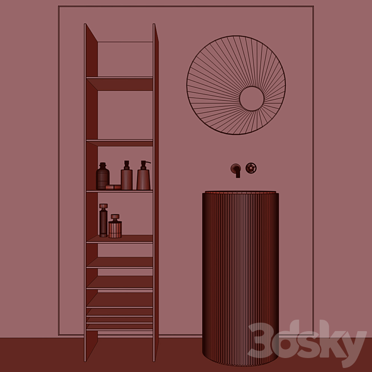 washbasin SALVATORI ADDA 3D Model