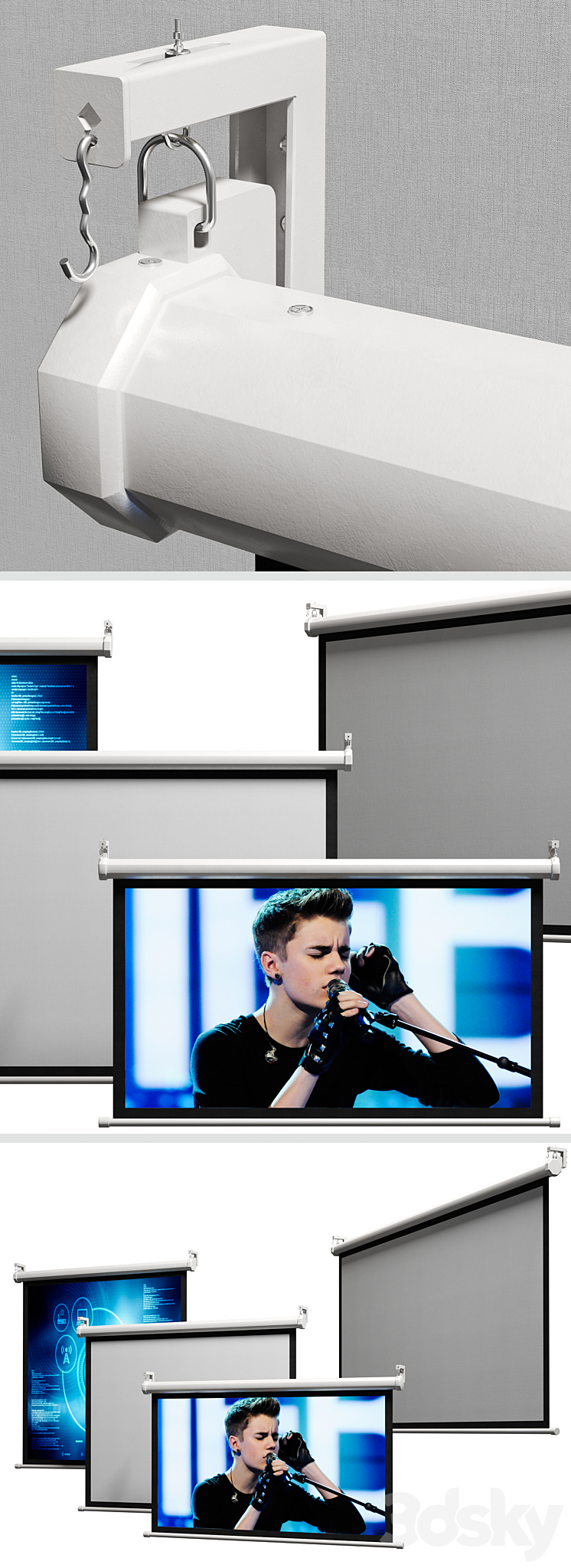 PROJECTOR SCREEN 3D Model