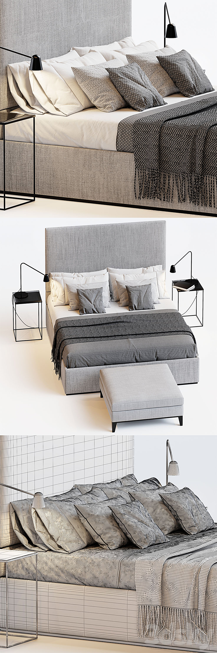 BED BY SOFA AND CHAIR COMPANY 19 3DS Max - thumbnail 2