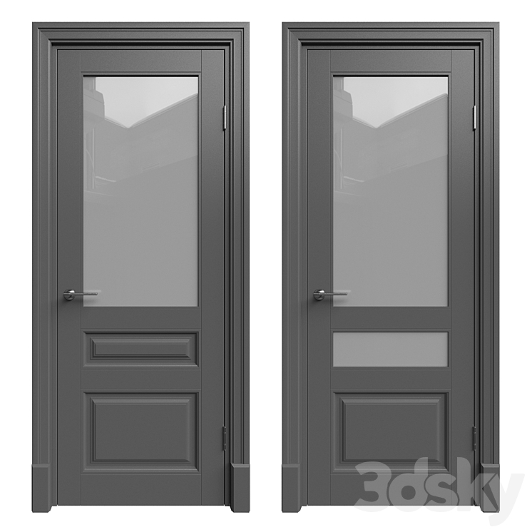 Interior doors Jaguar Zeus part # 4 3D Model