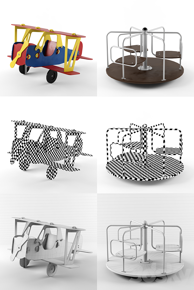 Baby equipment – our yard 001 3DS Max - thumbnail 2