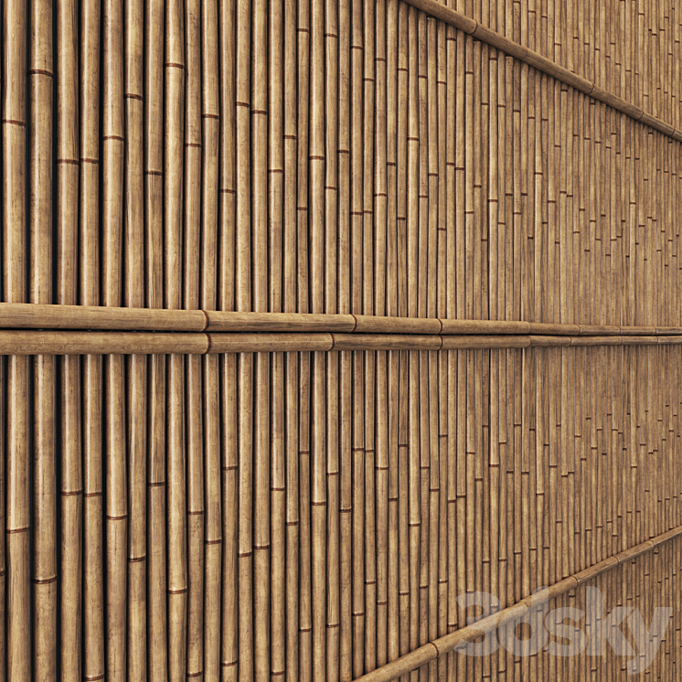Bamboo panel 3D Model