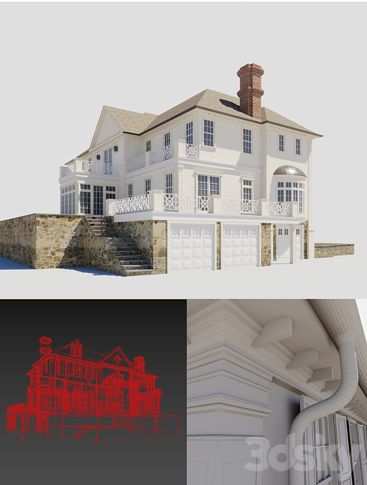 Build№04 LOWPOLY 3D Model