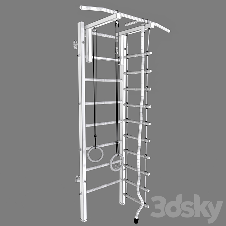 Swedish wall sv 3D Model