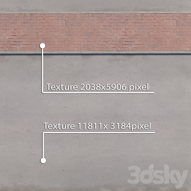 Sidewalk 5 3D Model