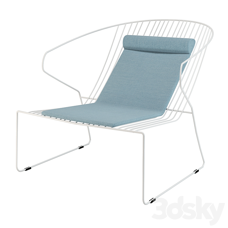 Bolonia Lounge Arm chair 3D model