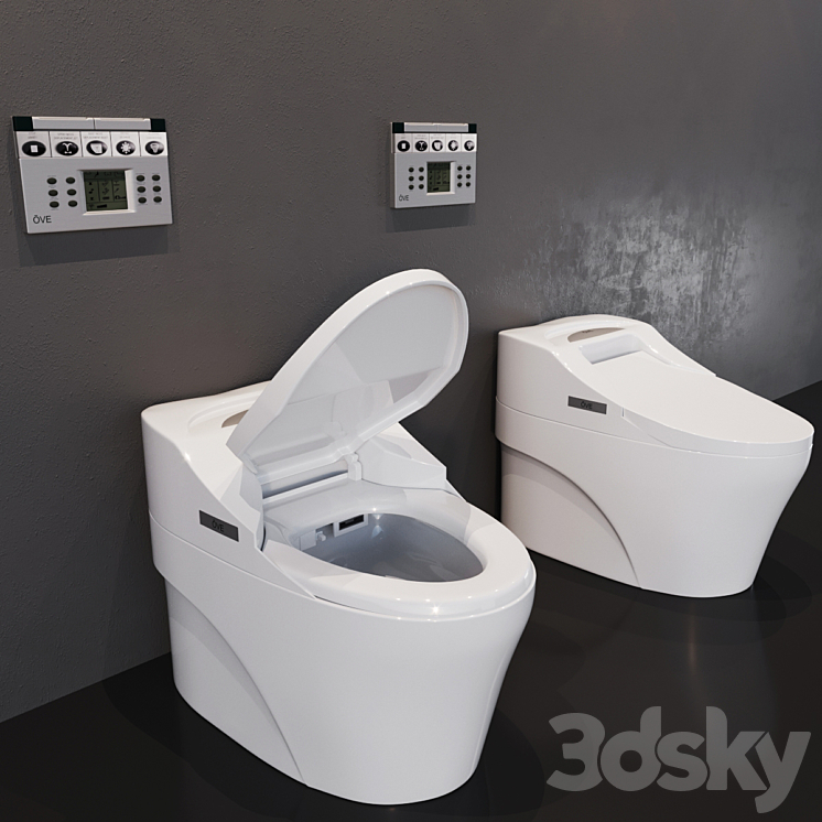 OVE smart toilet Toilet and Bidet 3D model
