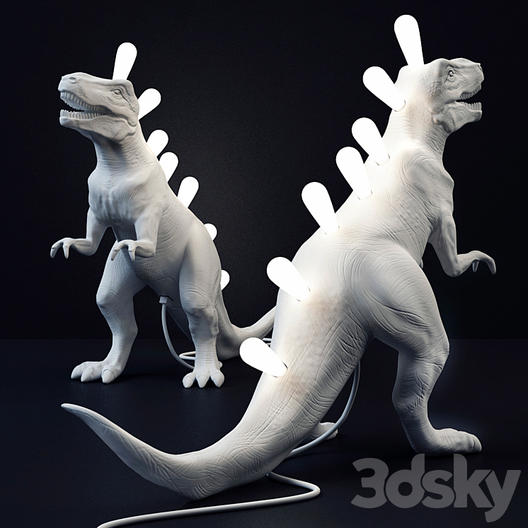 Seletti Jurassic Lamp Rex. 3D Model