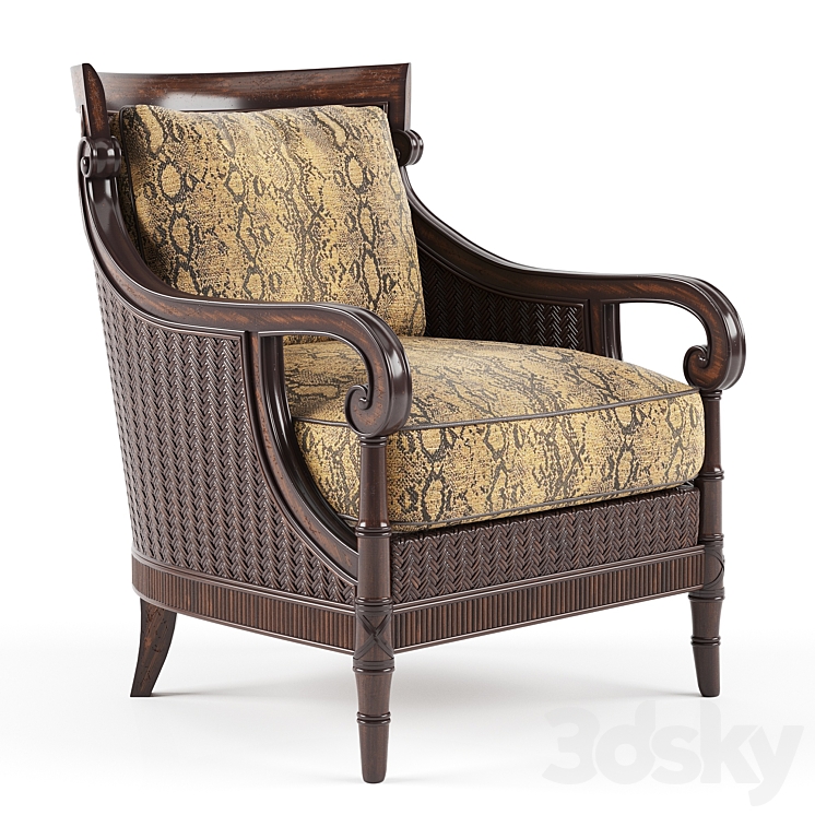 Tommy Bahama Stafford Chair 3DS Max - thumbnail 1