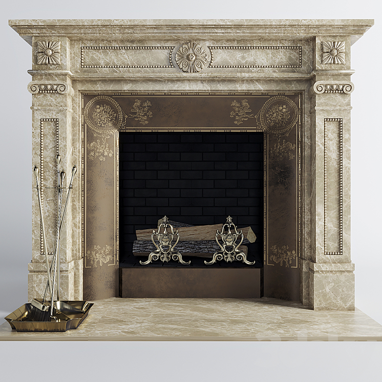 Classic fireplace