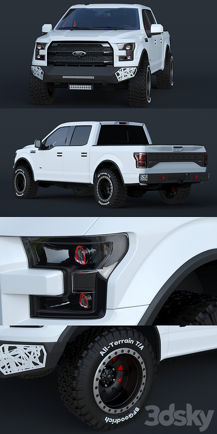 Ford F150 Raptor 3D Model