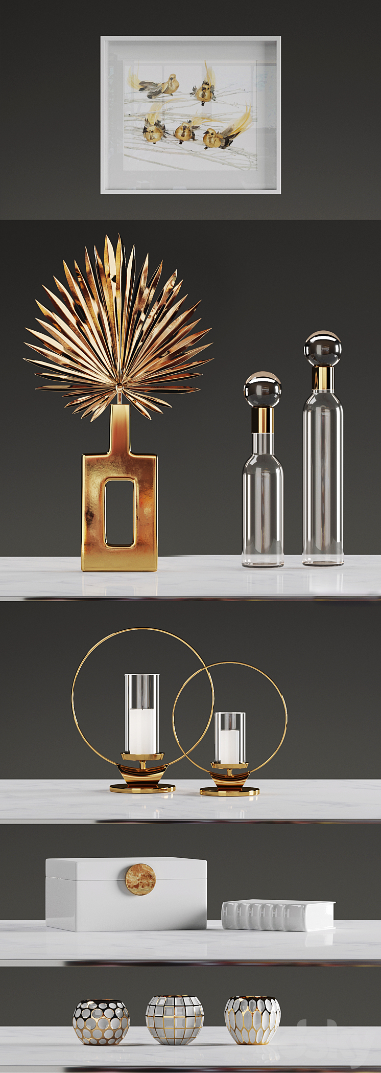 Decor set 3D Model