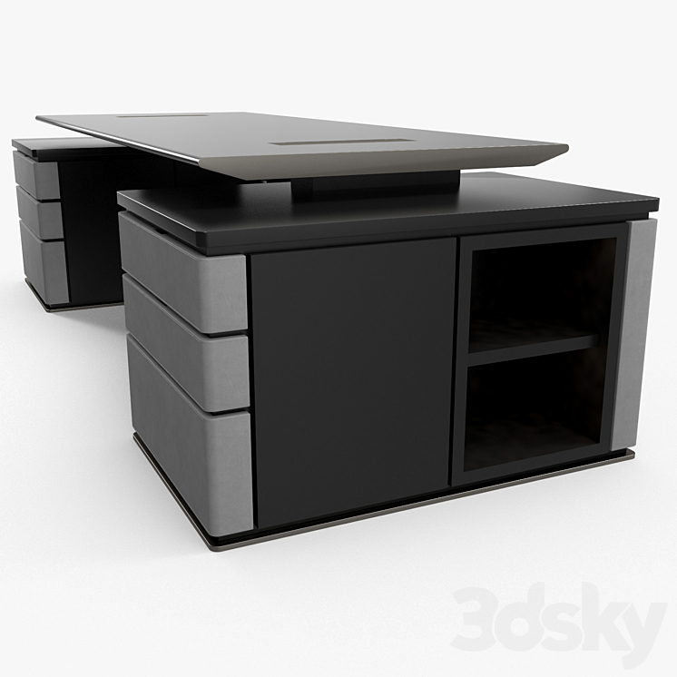 Promemoria - Au bout de la nuit writing desk 3D Model