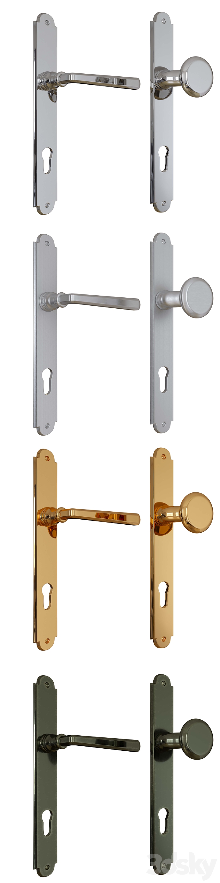 door handle Alt Wien 3D Model