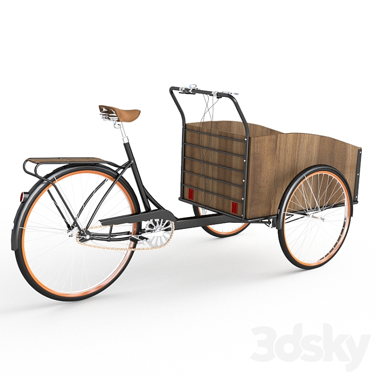 Cargo bike 3D Model Free