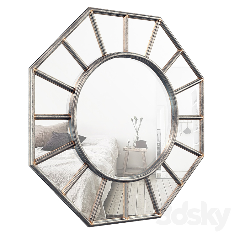Mirror octagonal Prism F1586ABR 3D Model