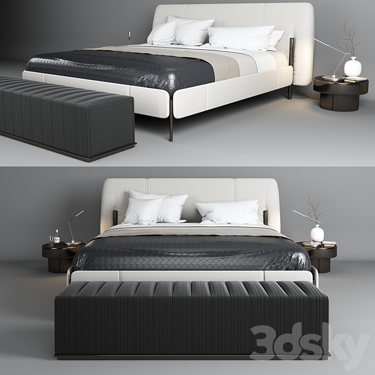 new bed 3DS Max - thumbnail 1