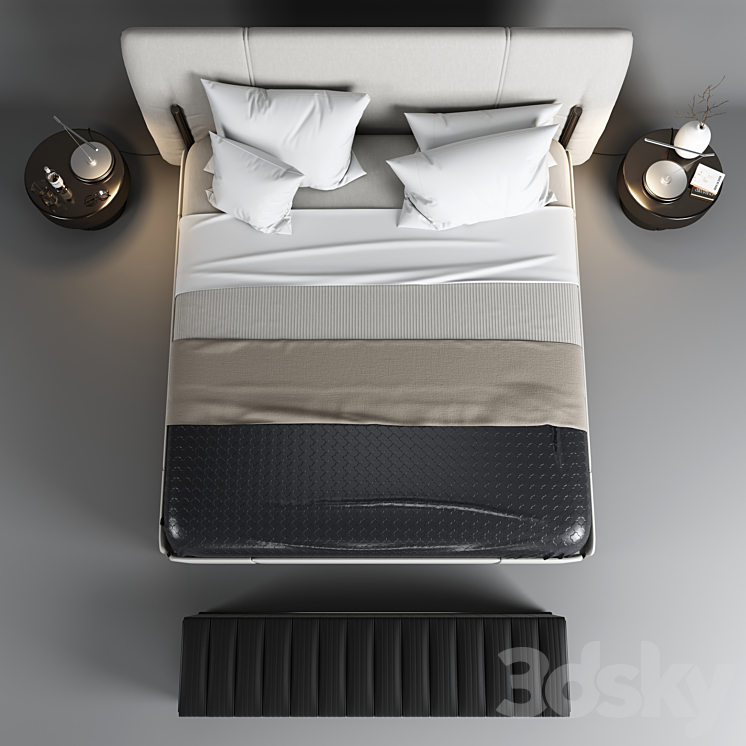 new bed 3DS Max - thumbnail 2